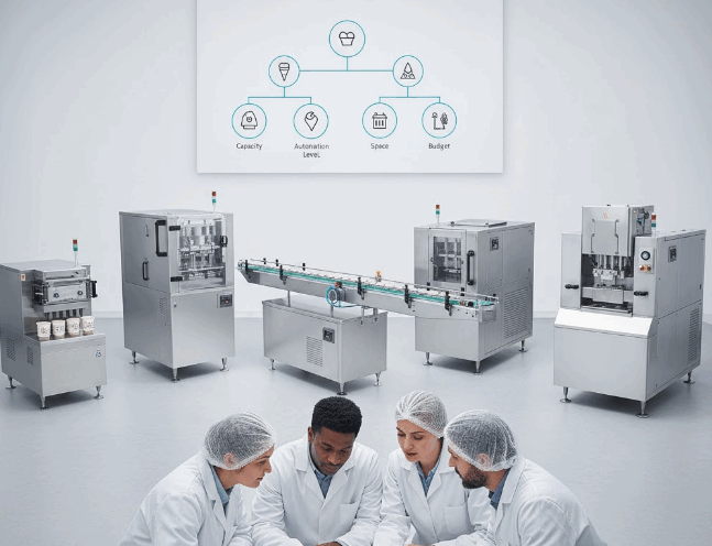 continuous ice cream freezer machine