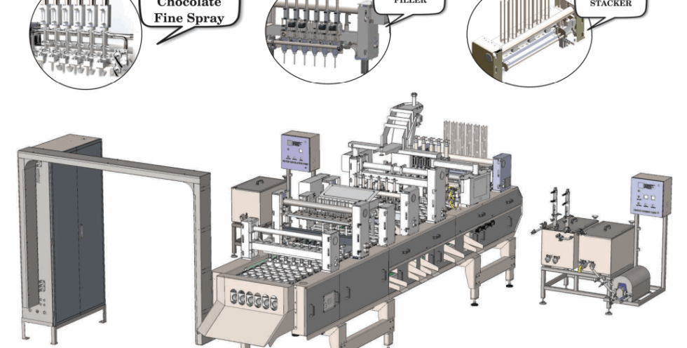 Linear Cone Filling Machine